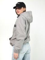 Анорак мужской без утеплителя серый Город Горький