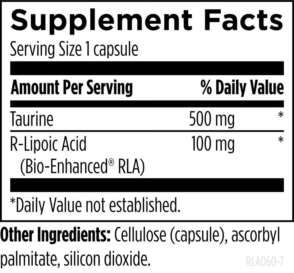 Designs For Health - Stabilized R-Lipoic Acid Supreme - 60 capsules