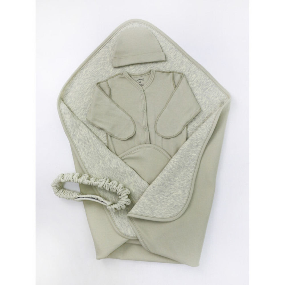 03.18 Набор на выписку оливковый весна/лето 3 пр.