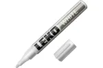 Маркер LEKON Standart с нитроэмалью, 4мм, белый, 011904