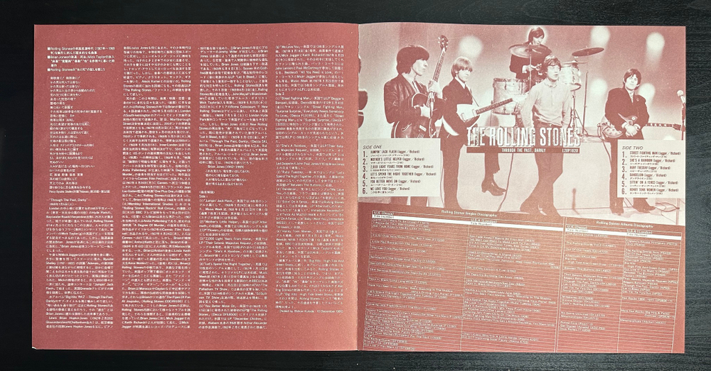 The Rolling Stones - Through The Past, Darkly (Big Hits Vol. 2) Япония 1982г.