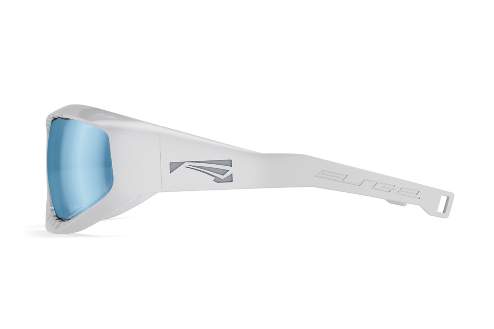 Спортивные очки LiP Surge Aero / Stone White - Black / PC Polarized / Vivide Ice Blue
