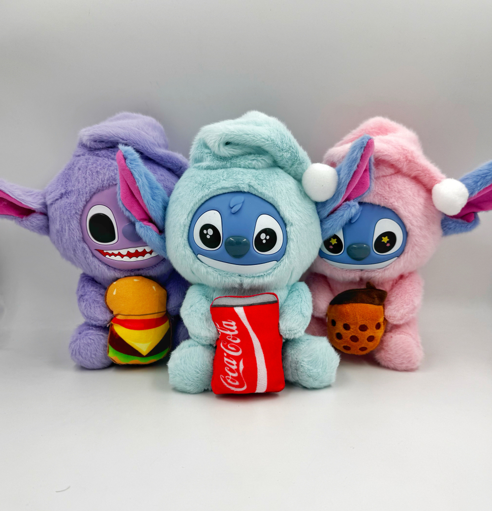 Мягкая игрушка Стич с пластиковой мордочкой оптом