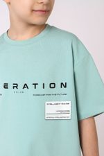 Фуфайка (футболка) для мальчика Леон-1 Виотекс ОЛИВКОВЫЙ