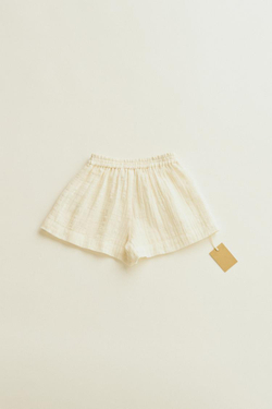 ZARA ШОРТЫ ИЗ РЕЛЬЕФНОЙ ТКАНИ — TIMELESZ, ЭКРЮ