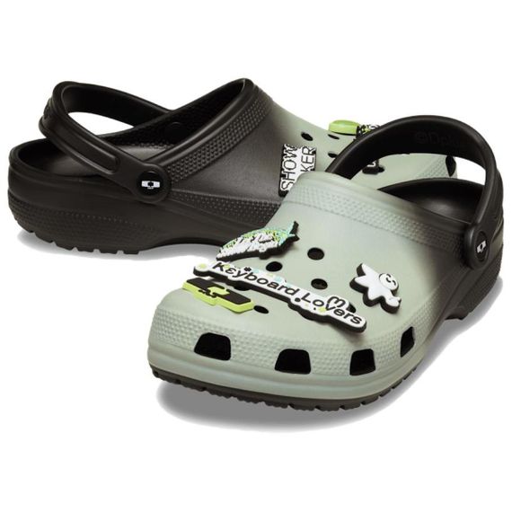 Crocs Classic clog 'Black Green'