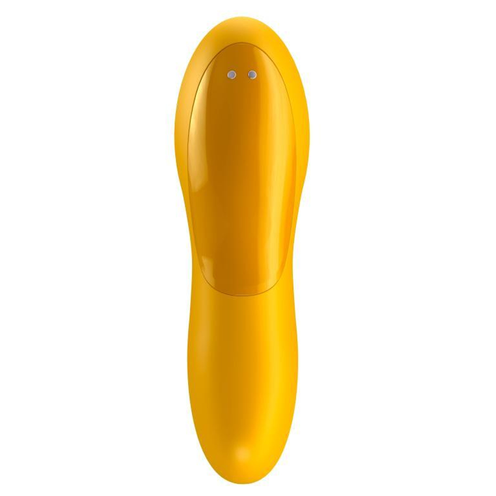Бесшумный вибромассажер Satisfyer Teaser (желтый)
