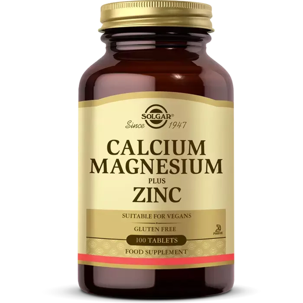 Solgar Calcium Magnesium Plus Zinc 100 tabs / Кальций-Магний-Цинк