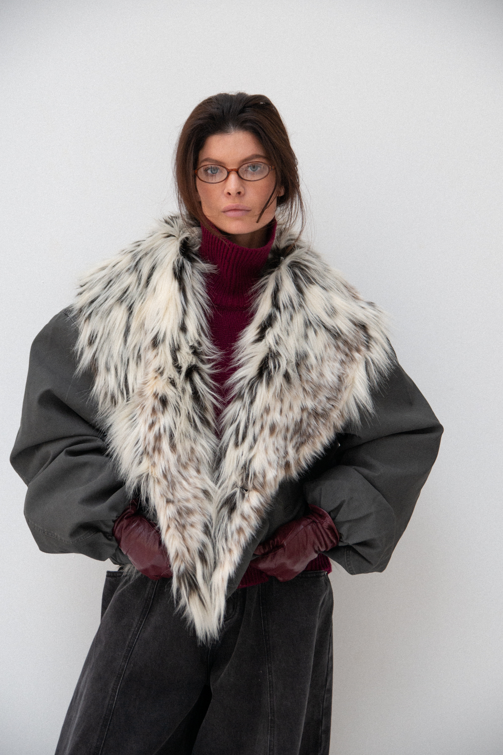 Куртка с эко-мехом FINN