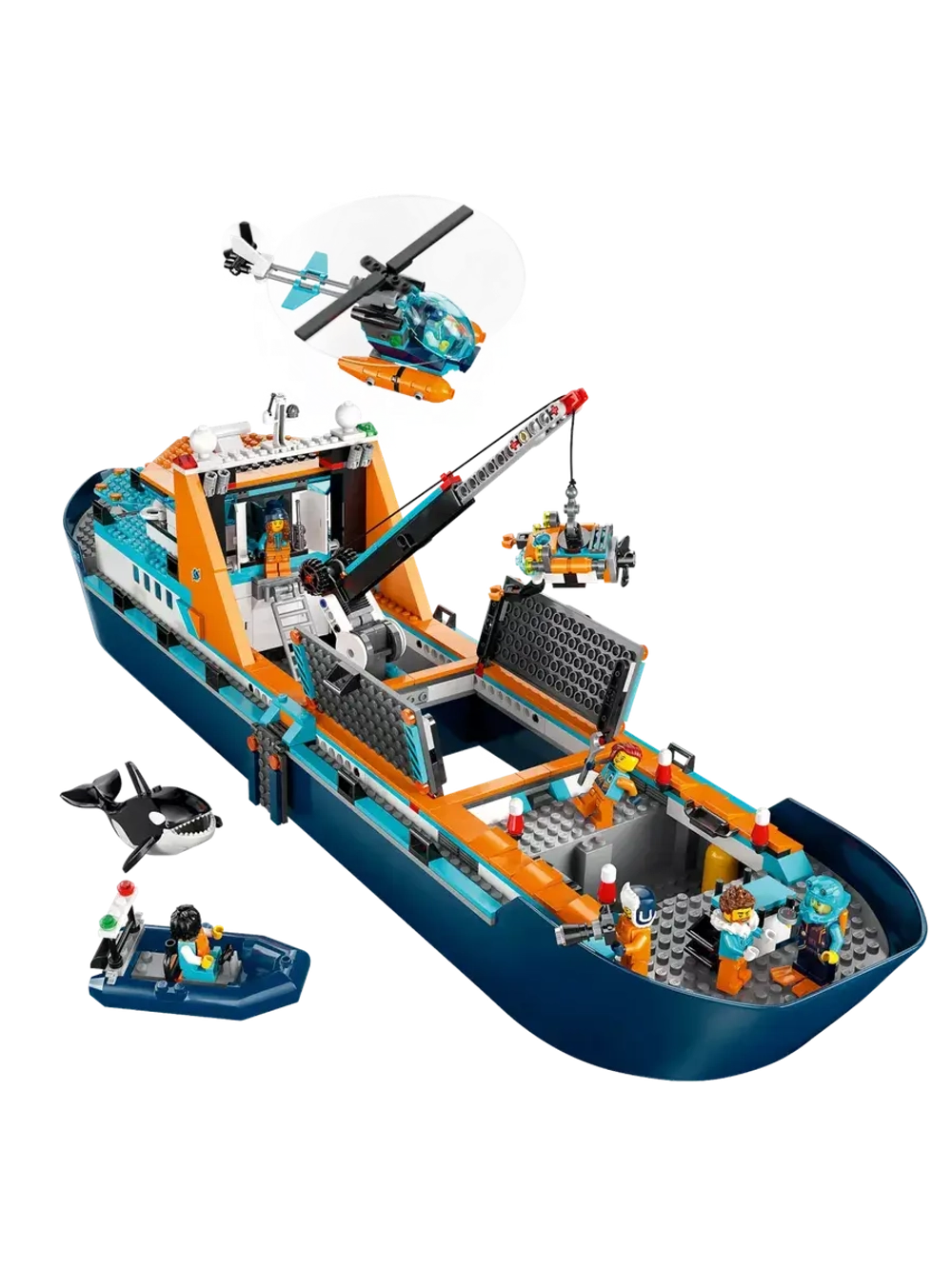 Конструктор Сити Исследователь арктики- 815 деталей