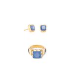 Кольцо Coeur de Lion Blue-Gold 1200/40-0716 60