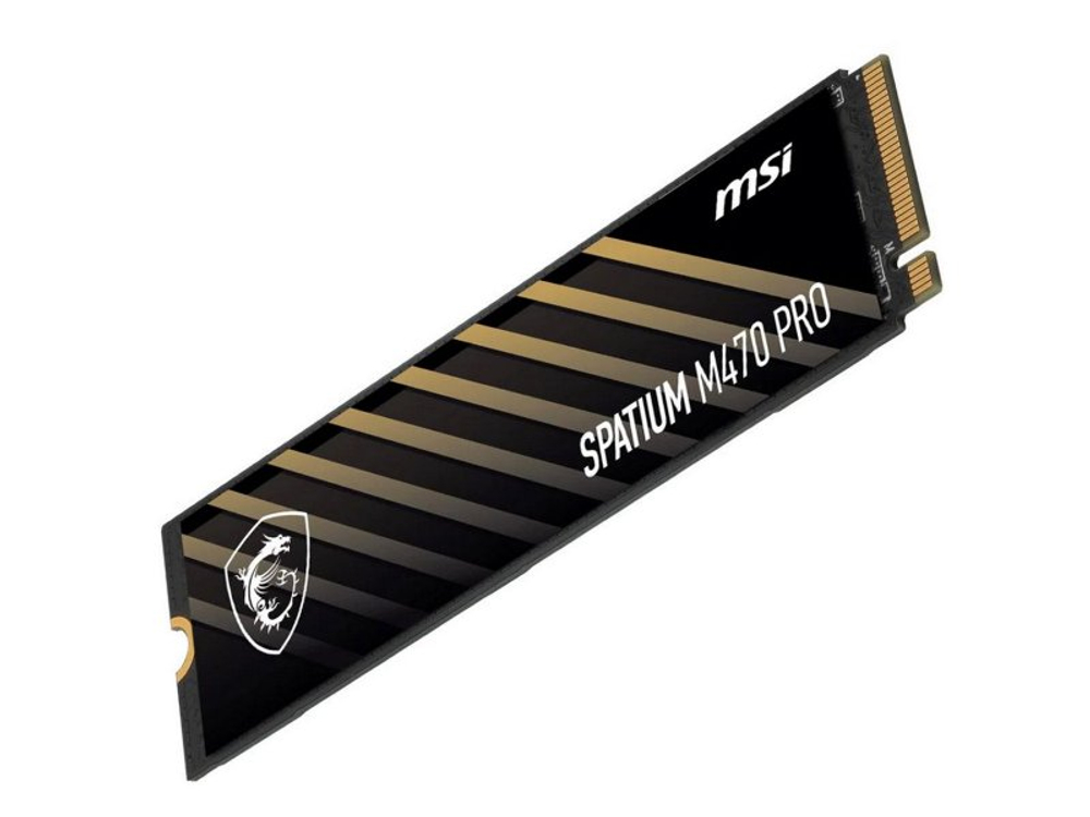 SSD накопитель MSI Spatium M470 PRO 2ТБ, M.2 2280, PCIe 4.0 x4, NVMe [S78-440Q990-P83]