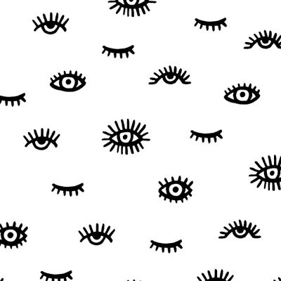 Глаза на белом