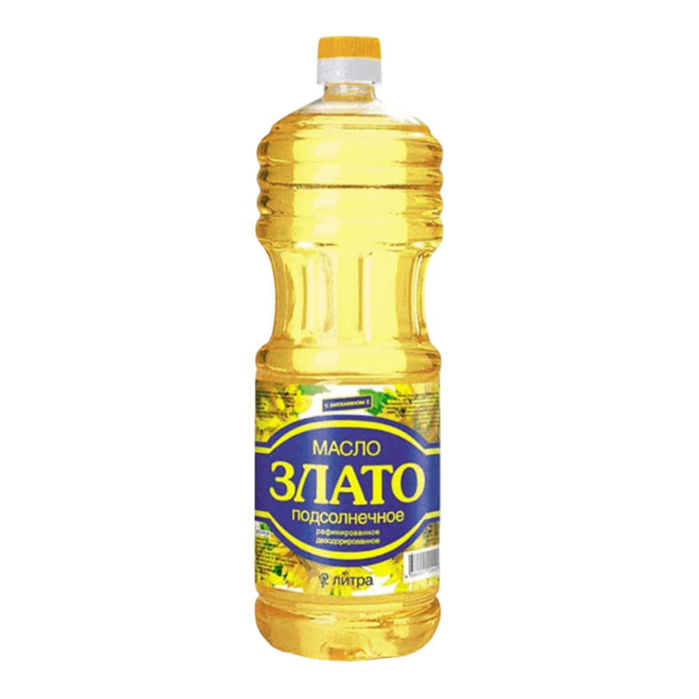 Масло подсолнечное "Злато" 2л