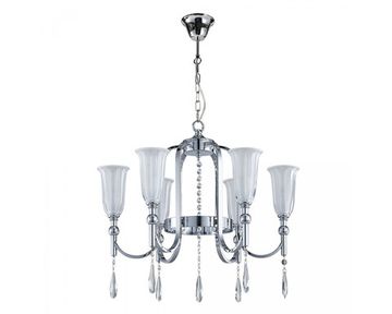 Подвесная люстра 6*E14 4806/C chrome хром SOFIA Newport