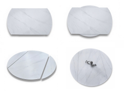 Стол обеденный раскладной круглый YODA