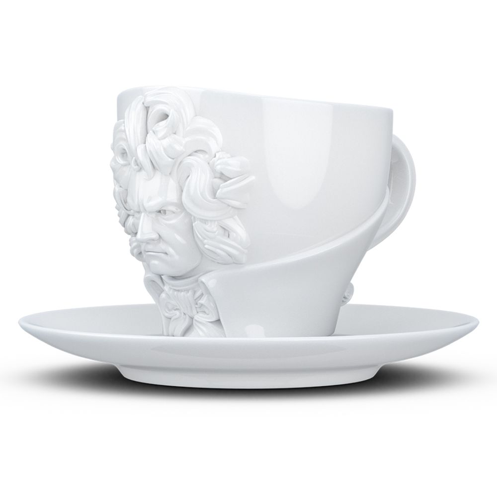Чайная пара Talent, Ludwig van Beethoven, 260 мл, белая