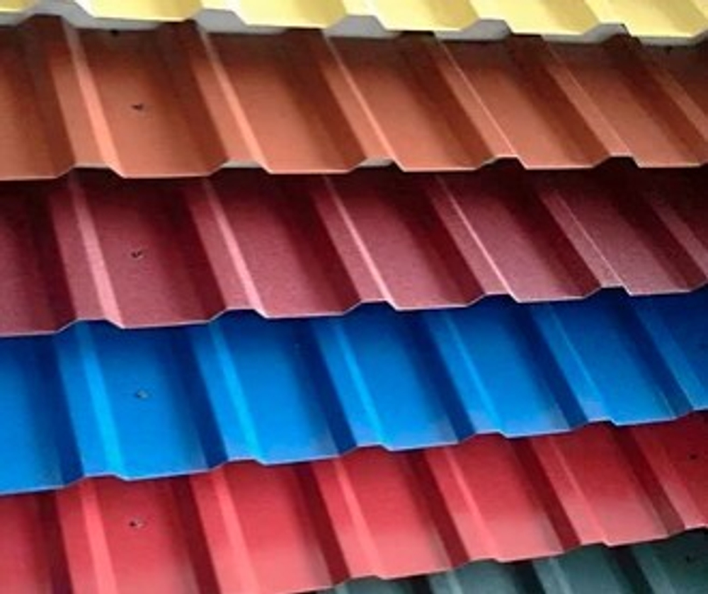 Профнастил С-18 (МП 18) с полимерным покрытием 0.7 мм Цена за м²