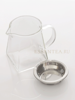 Чашка стеклянная "Чахай" Аньпин с воронкой  350 мл