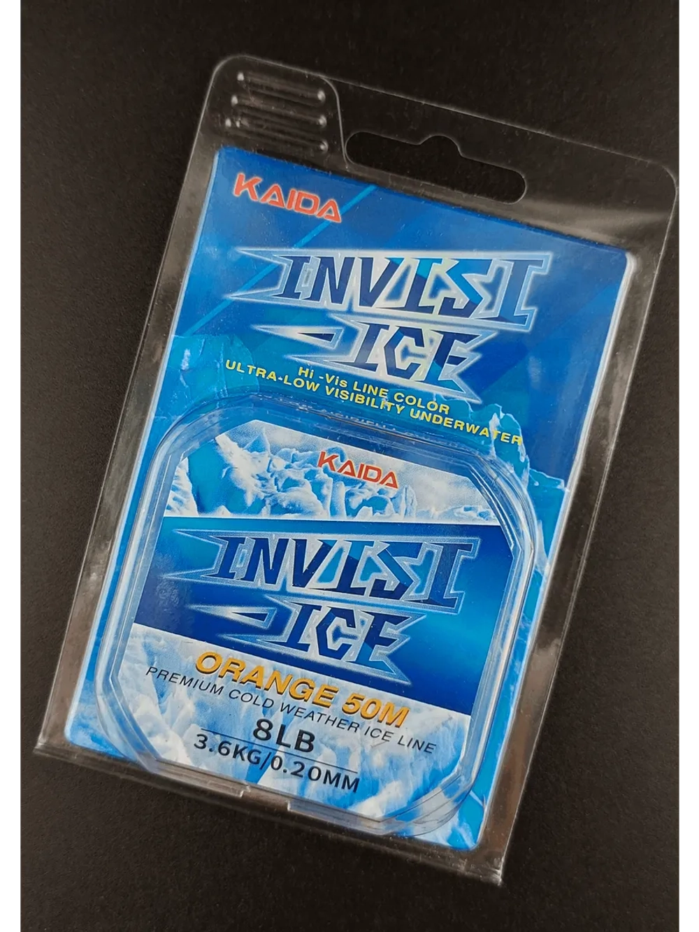 Зимняя леска Каида Invisi ICE для подлёдного лова 0.20 мм