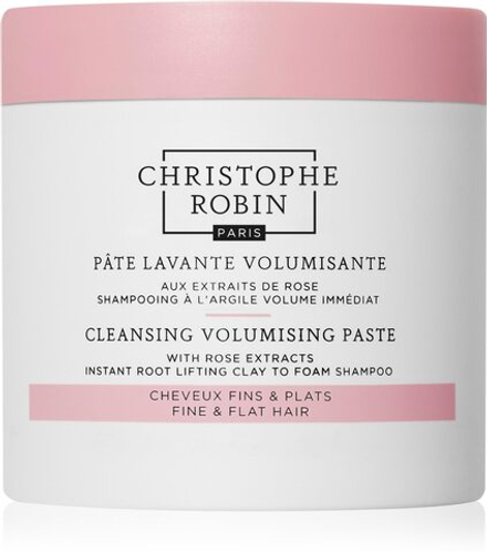 Christophe Robin Cleansing Volumizing Paste with Rose Extract - отшелушивающий шампунь для увеличения объема волос /   250  ml  / GTIN 5056379589689