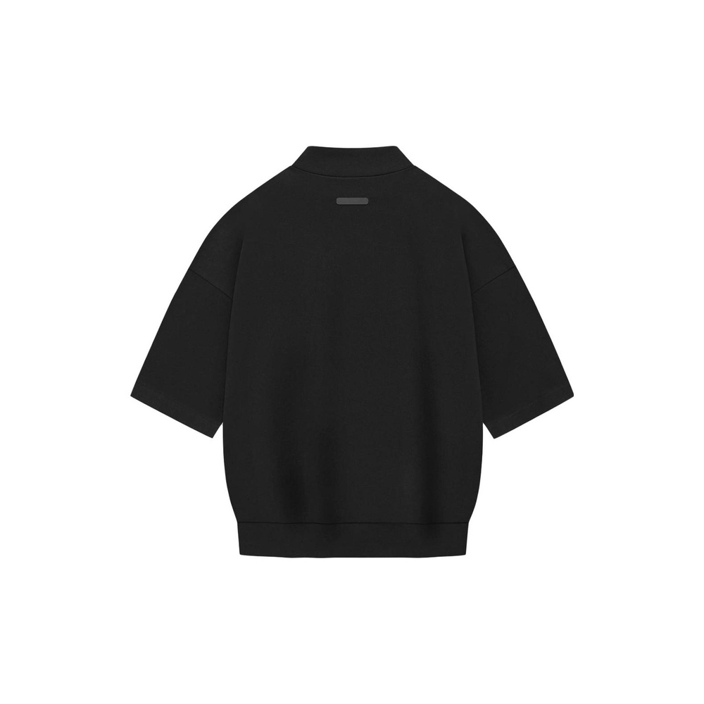 Fear of God Athletics Heavy Jersey 3/4 Mock Tee Black
