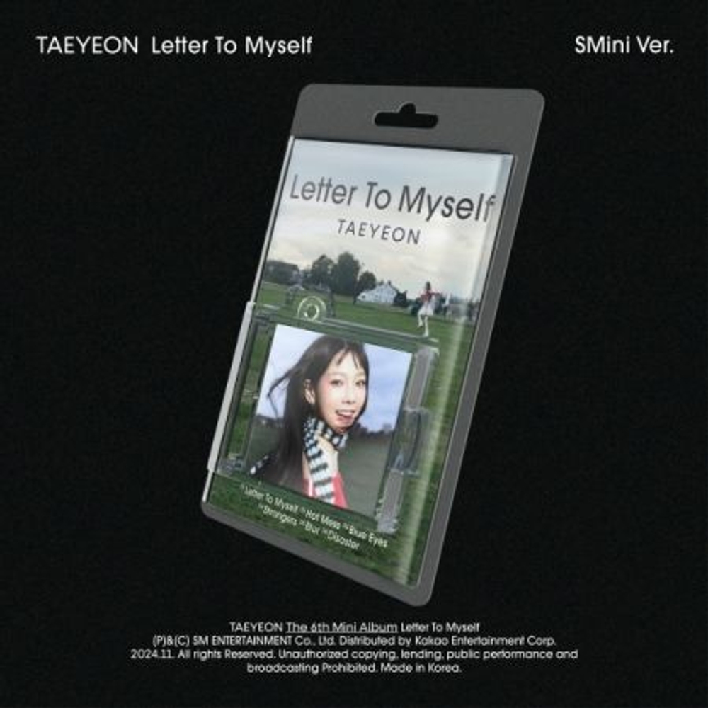 Альбом TAEYEON - Letter To Myself 6th Mini Album SMINI Version