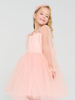 Пышное платье Уэнсдэй Аддамс (Wednesday Addams) в горох