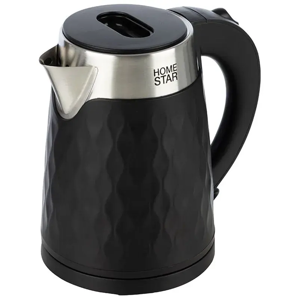Чайник Homestar HS-1021 (1,7 л) черный, двойной корпус