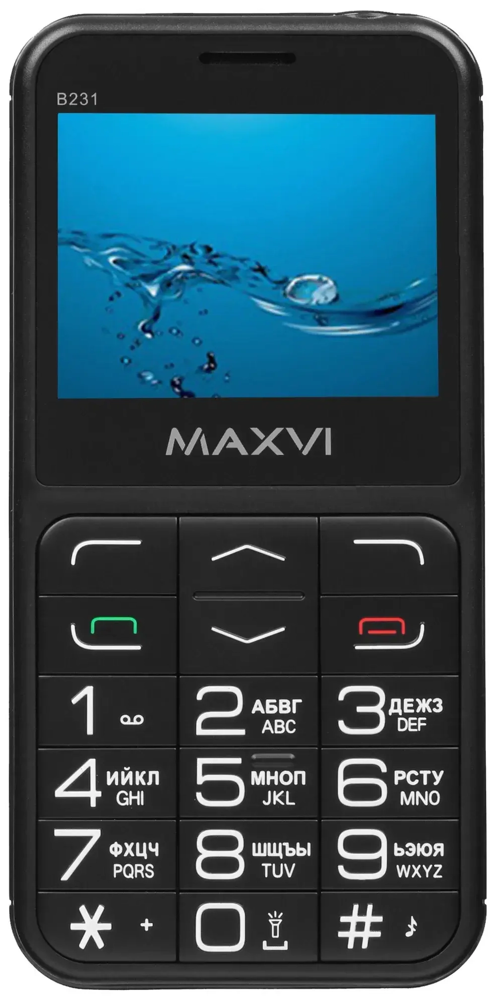 Сотовый телефон Maxvi B231ds Black