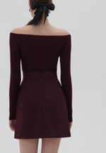 Лонгслив женский с открытыми плечами