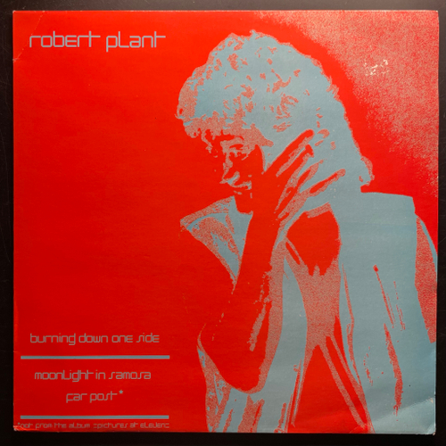 Robert Plant ‎– Burning Down One Side (Англия 1982г.) 12", 45 RPM