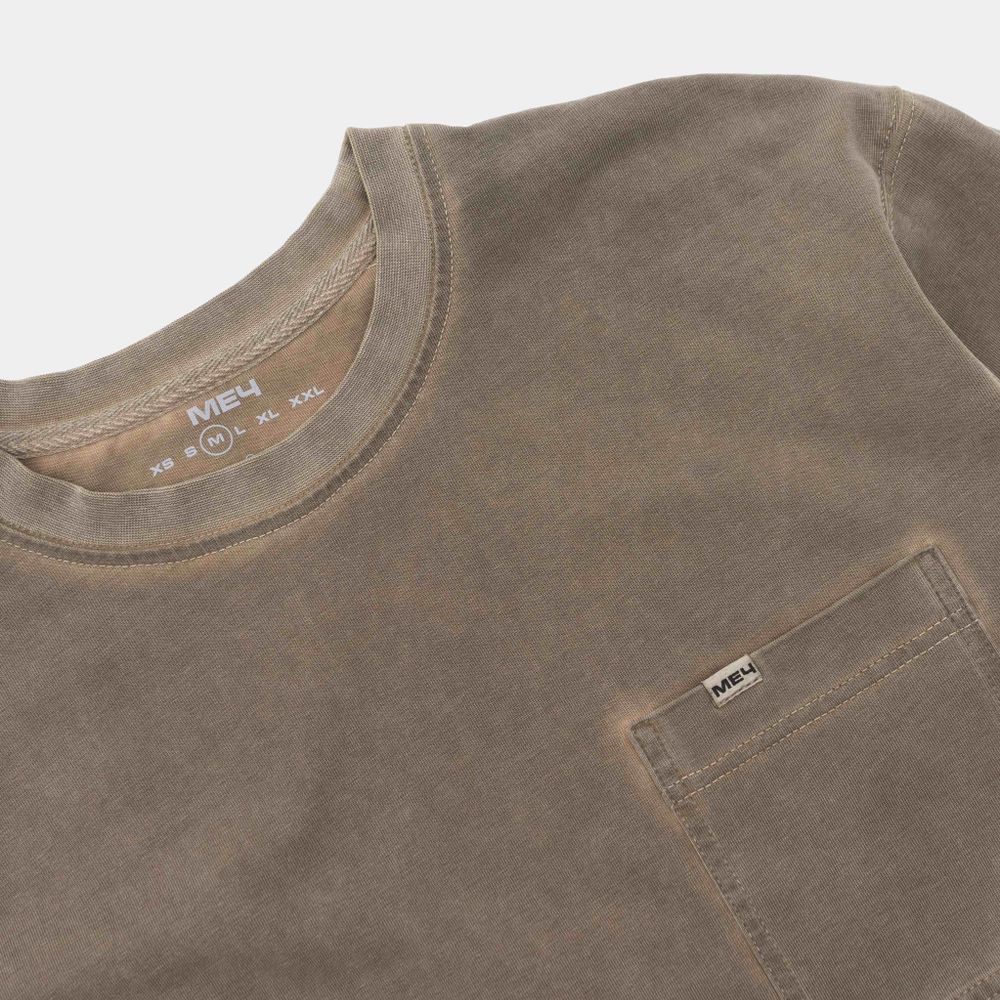 Лонгслив Меч SS24 Garment Dyed Cocoa коричневый