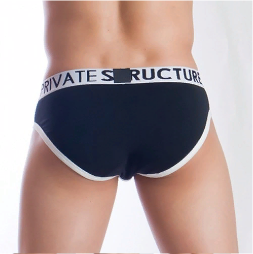 Мужские трусы брифы черные Private Structure NOS Spectrum Black Brief PST0052