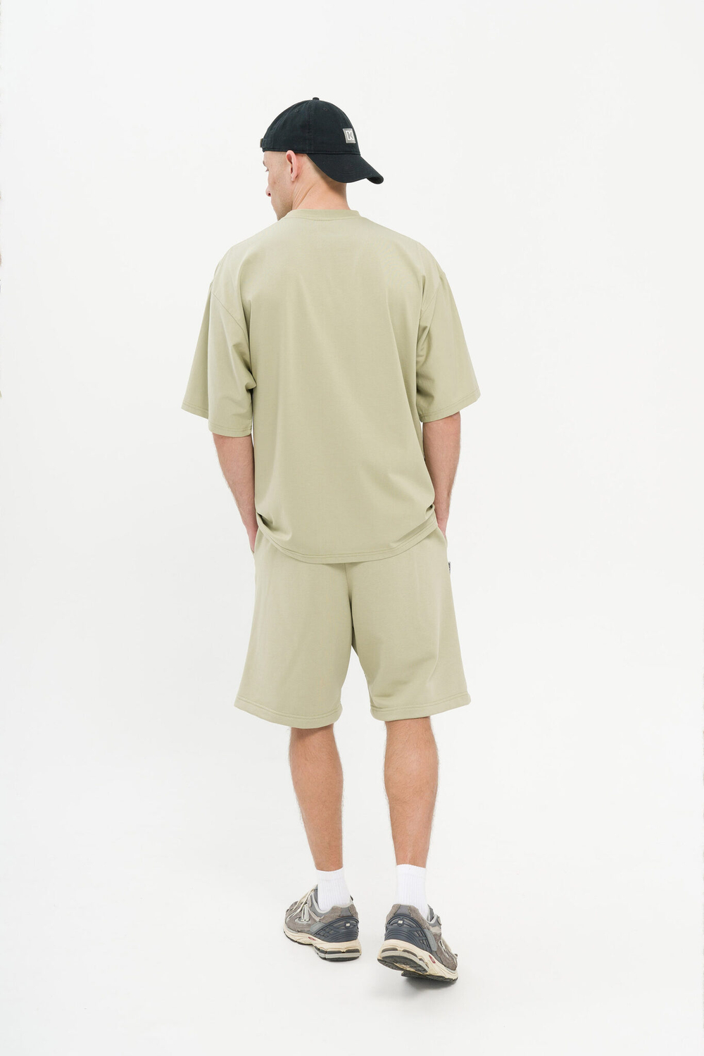 Шорты KUL'TURA Oversize "Basic" Зеленый чай