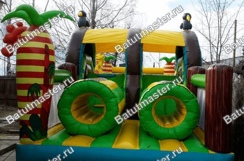 Батут "На прогулке с жирафами"