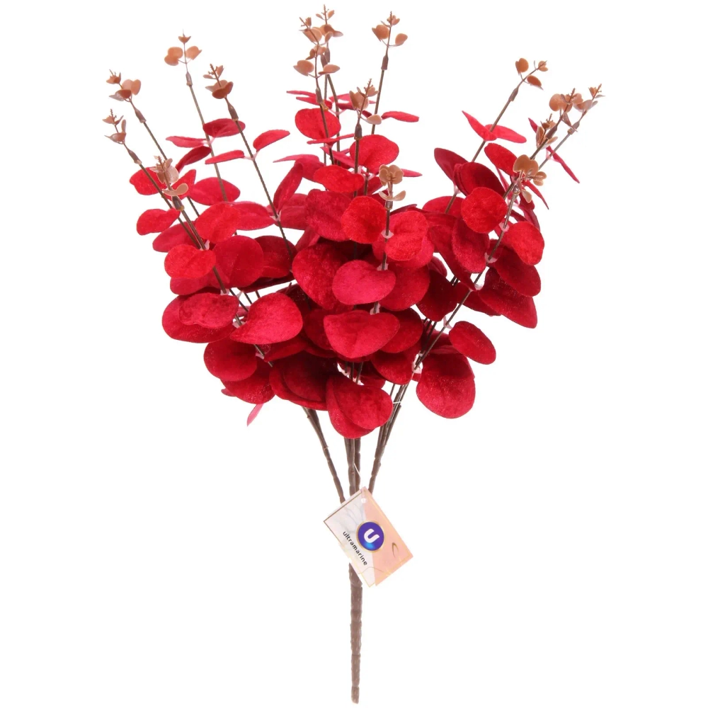 Искусственные цветы «FLOWERS MAGIC» 50см Эвкалипт красный