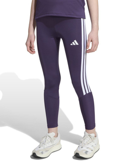 Брюки для девочки Adidas Train Essentials 3-Stripes - aurora plum/white