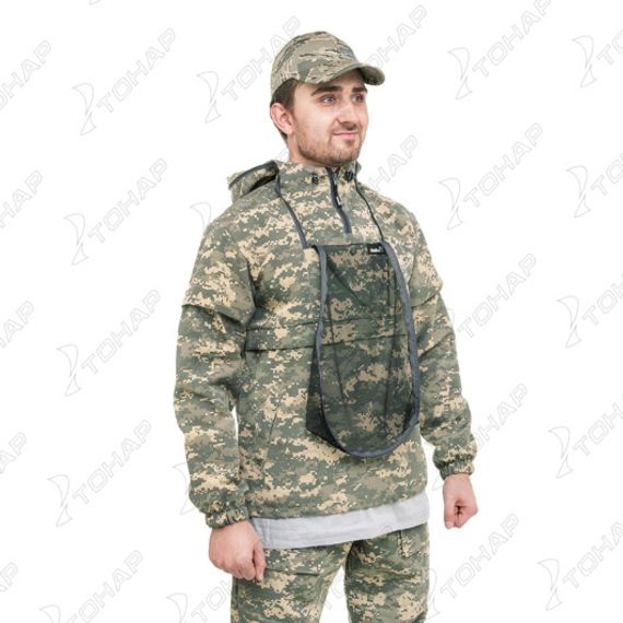 Костюм противоэнцефалитный Helios СТОП-КЛЕЩ р. 40-42 Серый Пиксель