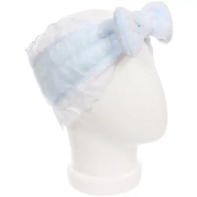 Повязка на голову «МАРМЕЛАД», цвет небесный, 20*8.5см (ZIP пакет)