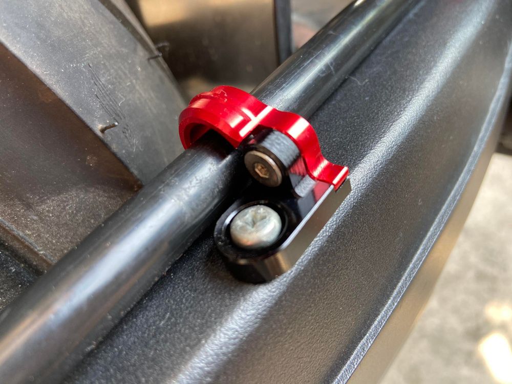 GUIDE, BRAKE HOSE rear ALU 43468