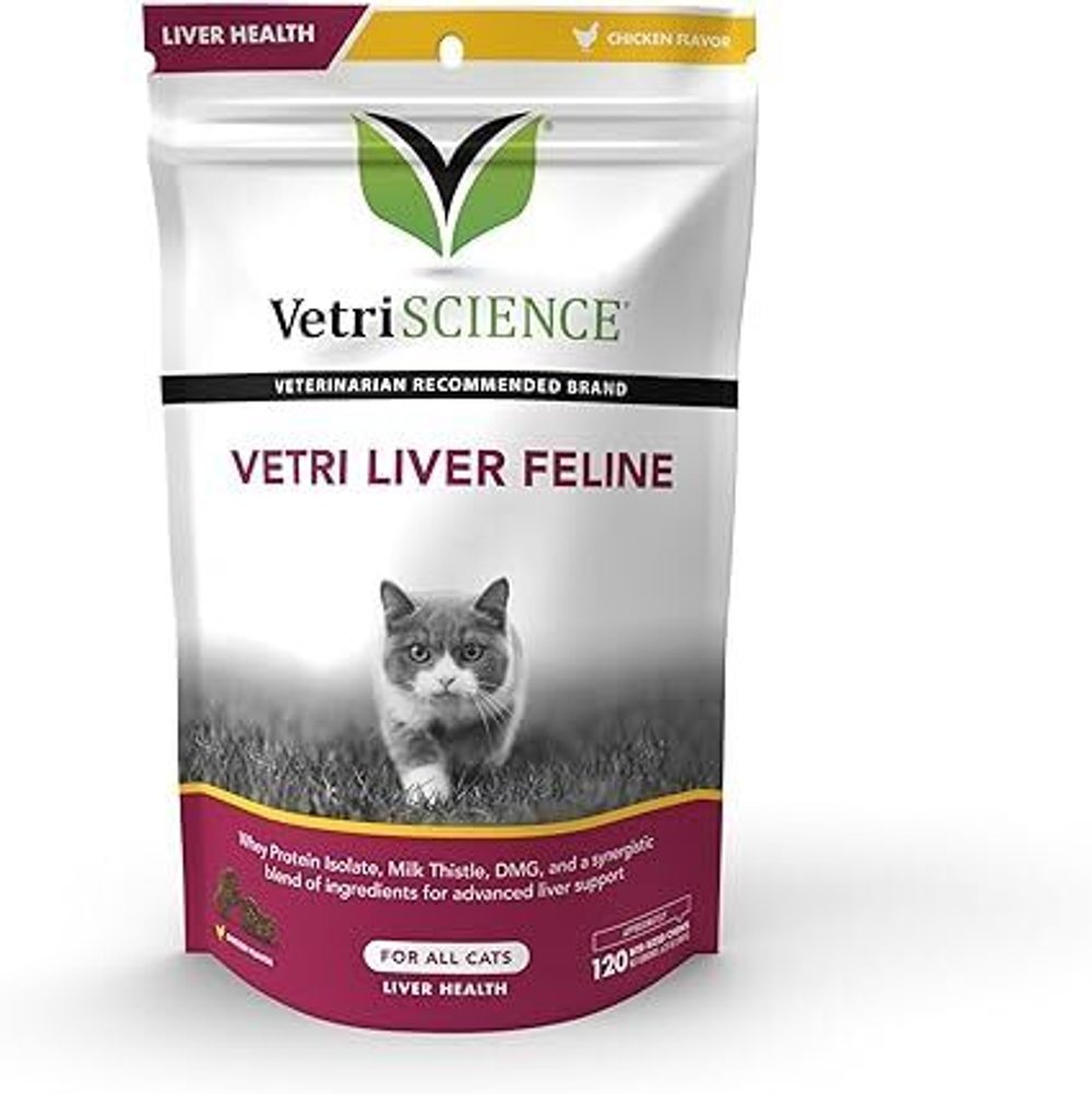 VetriScience Vetri Liver Feline для кошек, срок 09/2025