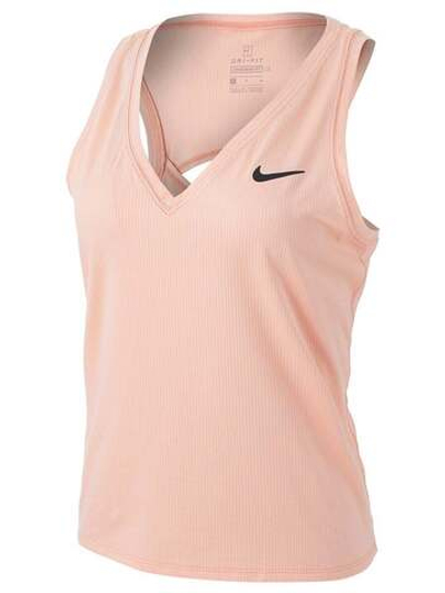 Женский топ теннисный Nike Court Dri-Fit Victory Tank W - arctic orange/black/black