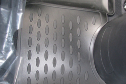 Коврики Standard, в салон для KIA Soul (I) 2008-2014, 4 шт. (полиуретан, чёрные) Element.NLC.25.25.210