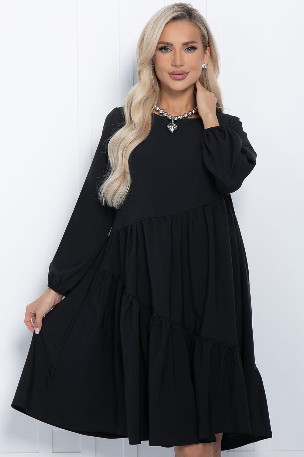 Платье Магия стиля (черное) П11308 LT Collection