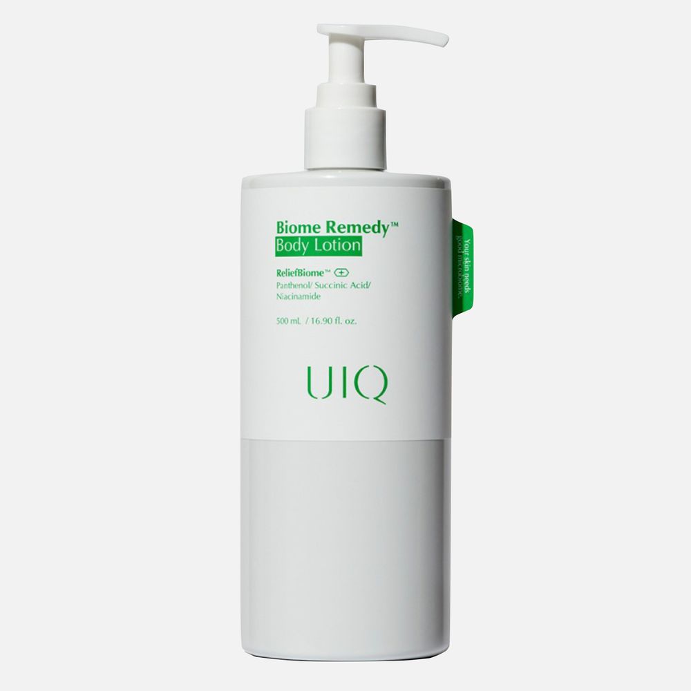 UIQ Biome Remedy Body Lotion Легкий успокаивающий лосьон для тела с пробиотиками и пантенолом, 500 мл