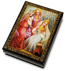 Народные промыслы ШК-11/ 6-H Шкатулка в технике декупаж (13х18х4)