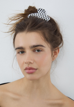 STRADIVARIUS Набор из 2 заколок для волос в горошек, черный