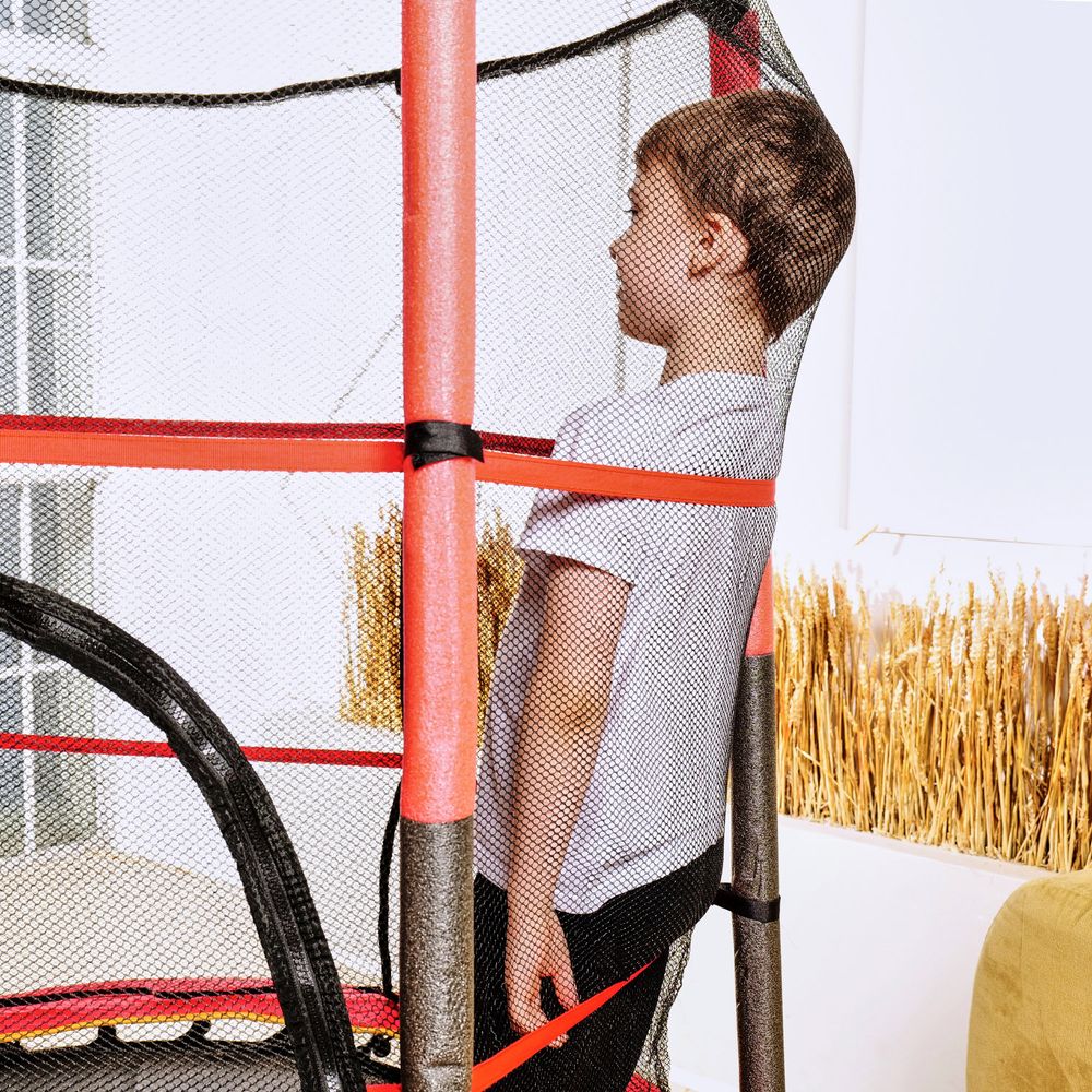 Батут детский DFC TRAMPOLINE-RED 55&amp;quot; с сеткой