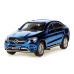 Модель ин. мет. "Mercedes-Benz Gle Coupe" 12см, двери, синий хром, коробка GLE-COUPE-BUCH (Технопарк)